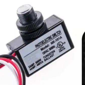 Nk-101A Photoelectric Switch 120VAC Dusk To Dawn Sensor Light Controller For Outdoor Street Garden Lamp Automatic Control
