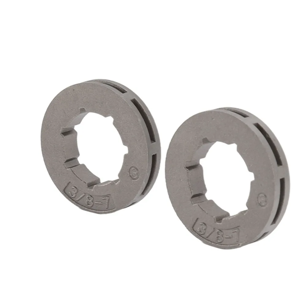 5PCS Universal Rim Sprocket Replacement Dark Silver Metal Sprocket Rim Part 7 Tooth Compact for Husqvarna 55 262XP 455 460