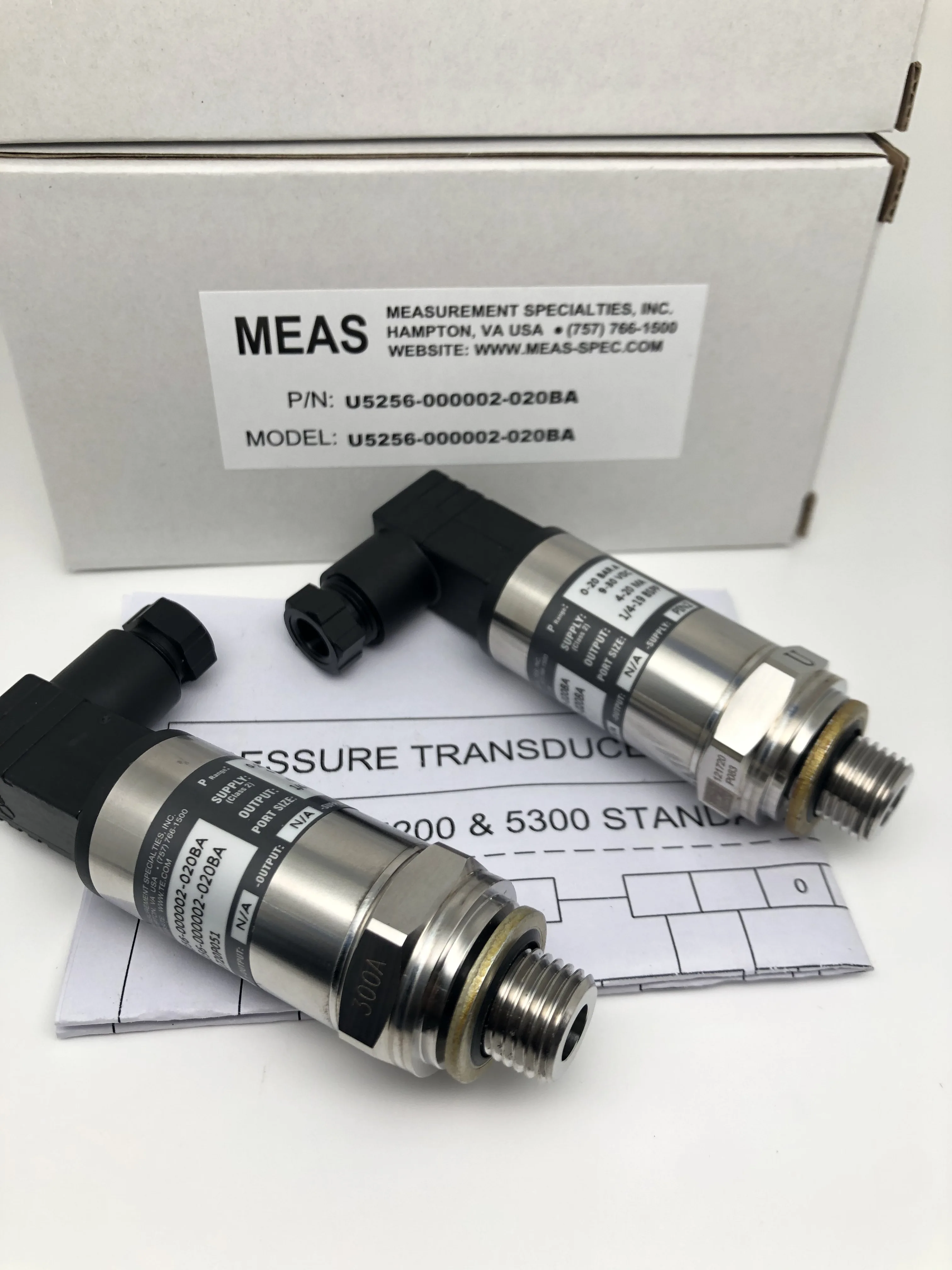 Soporte técnico original del sensor de presión de U5256-000002-020BA MEAS