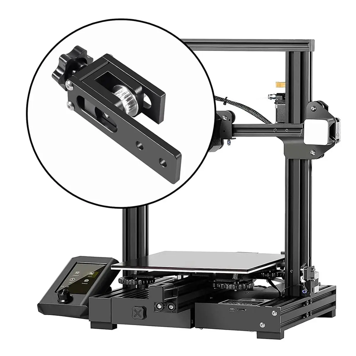 Upgrade 2020 Profile X- Synchronous Belt Stretch Straighten Tensioner for 3D Printer Parts