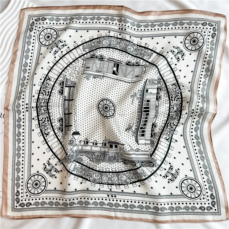 

Anti-aging silk scarf, new design, mulberry silk square scarf, versatile for women, Korean style, multifunctional professional n