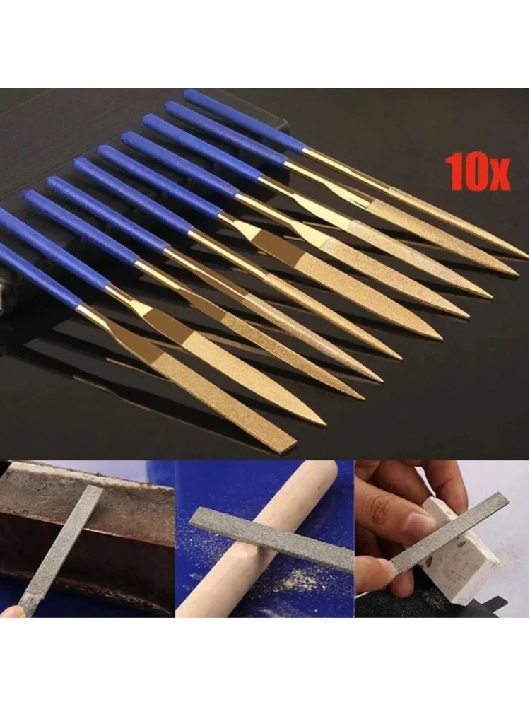 10 sztuk diamentowych piłek szlifierskich, miniaturowy zestaw narzędzi do polerowania, miniaturowe piłki szlifierskie, zestaw piłek szlifierskich z powłoką tytanową. — 2
