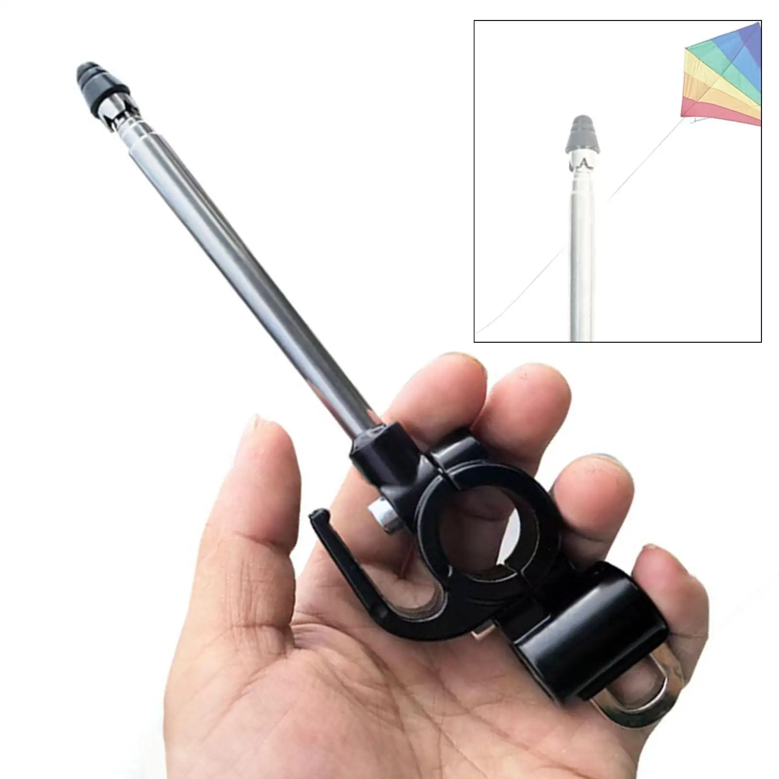 Motorcycle Flag Pole Bracket Hanging Installation Heavy Duty Portable