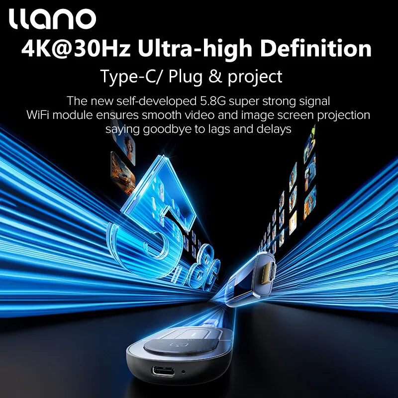Llano 4k wireless hdmi transmitter receiver Laptop Audio Video