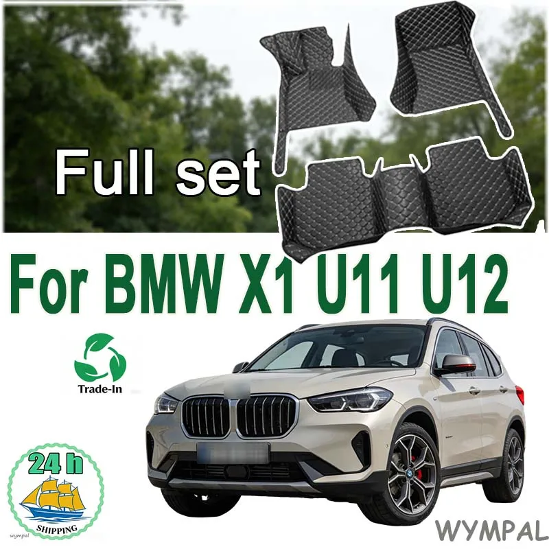 Car Floor Carpet For BMW X1 U11 U12 2016-2022 2023 2024 2025 Waterproof Pad Car Mats Foot Cover Floor Rugs Car Accessories 2020
