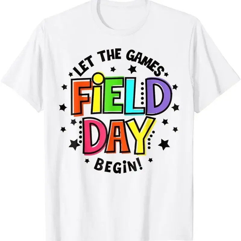 Teacher Student Field Day Let The Games Begin T Shirt