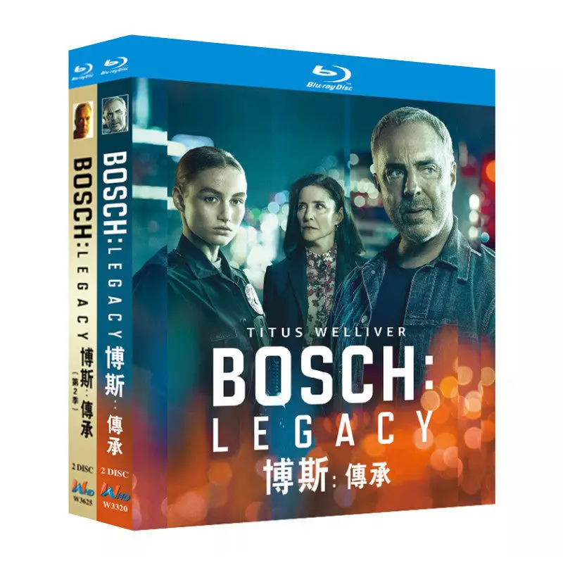 

Коллекционный набор телесериалов Bosch Legacy на Blu-ray Ultra HD, сезоны 1–2, с английскими и традиционными китайскими субтитрами