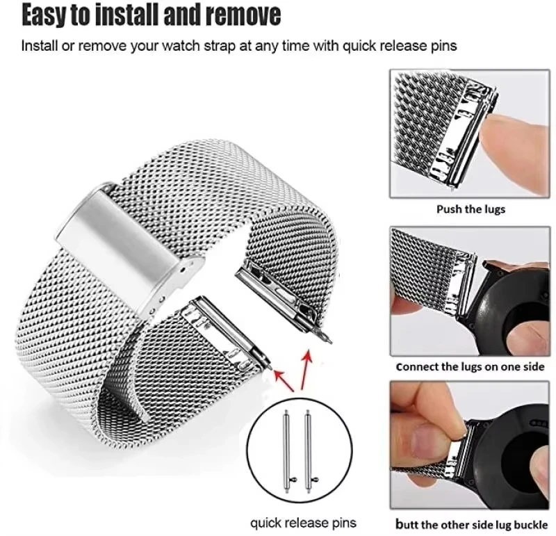 20 مللي متر Milanese حزام ل أوميغا X سواتش المشتركة MoonSwatch الفولاذ المقاوم للصدأ معصمه سوار ل MoonSwatch حزام الساعات اكسسوارات