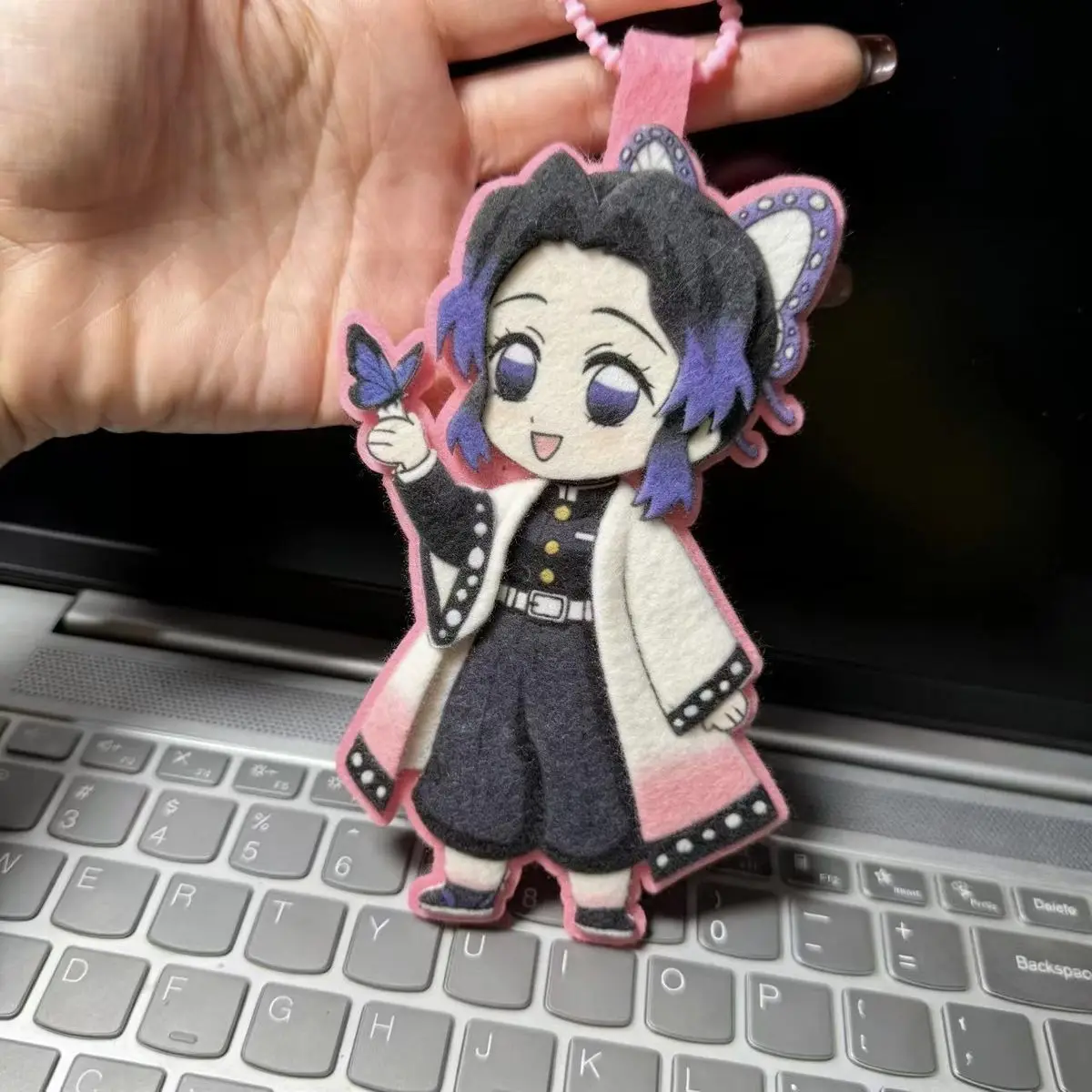 Demon Slayer Anime Peripheral Non Woven Cute Keychain Pendant Hanging Decoration For Backpack Bag Anime Fans view 6