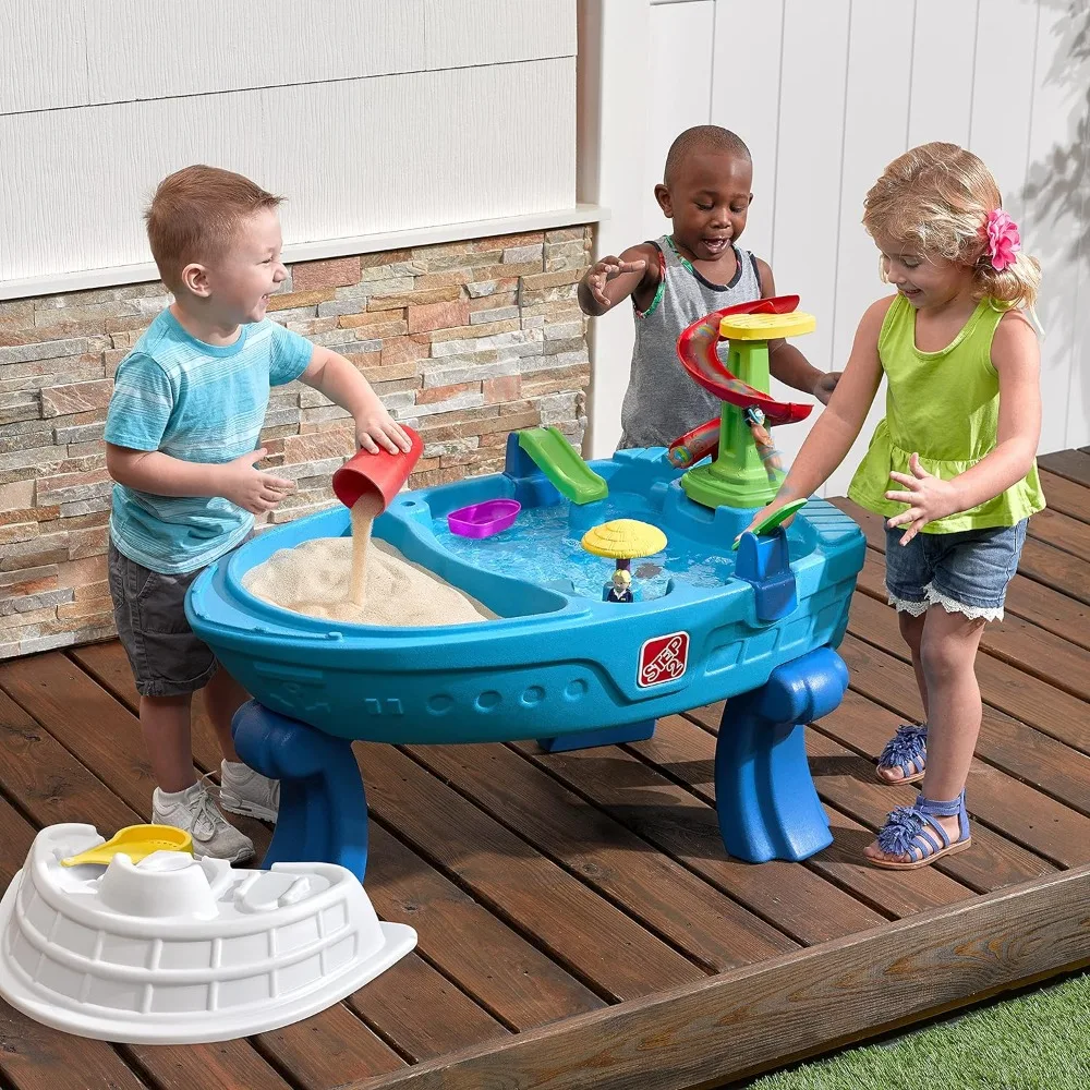 Water Table for Kids, 10 Piece Accessory Kit, Toddler Summer Outdoor/Indoor Toy, Ages 2+, Multicolor, Toy Gift for Kids