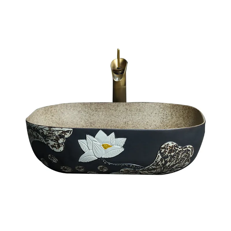 

Ceramic counter basin, household washbasin, bathroom washbasin