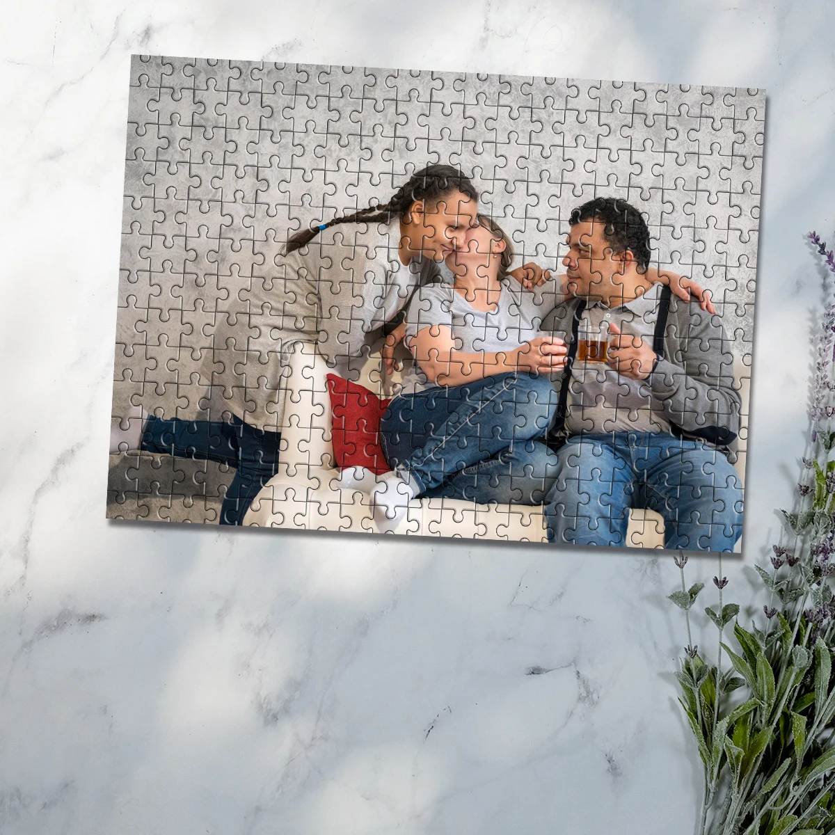 Puzzle photo personnalisé avec photo de famille ou d'amis, 35/300/500/1000 pièces, un souvenir mémorable ou une célébration spéciale