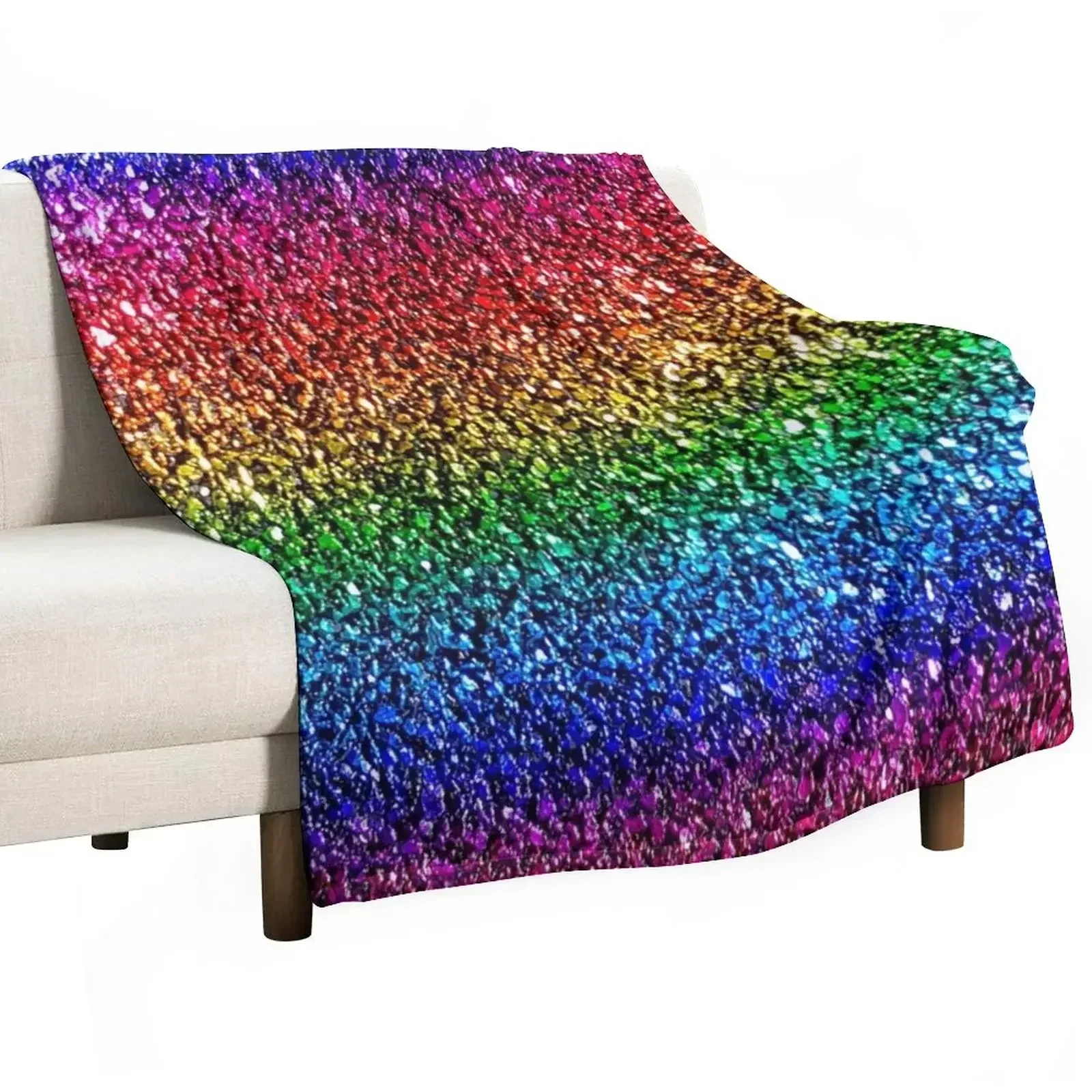 

Rainbow Fun Throw Blanket Loose Polar Blankets For Sofas Hairys Blankets