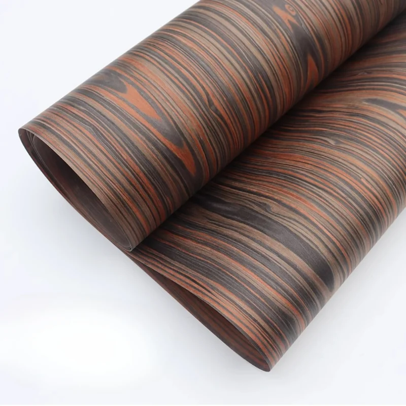 250X58cm Technology Black Cypress Wood Veneer Sheet for Crafts DIY Wooden Door Furniture Decoration Home Wall Panel Veneer