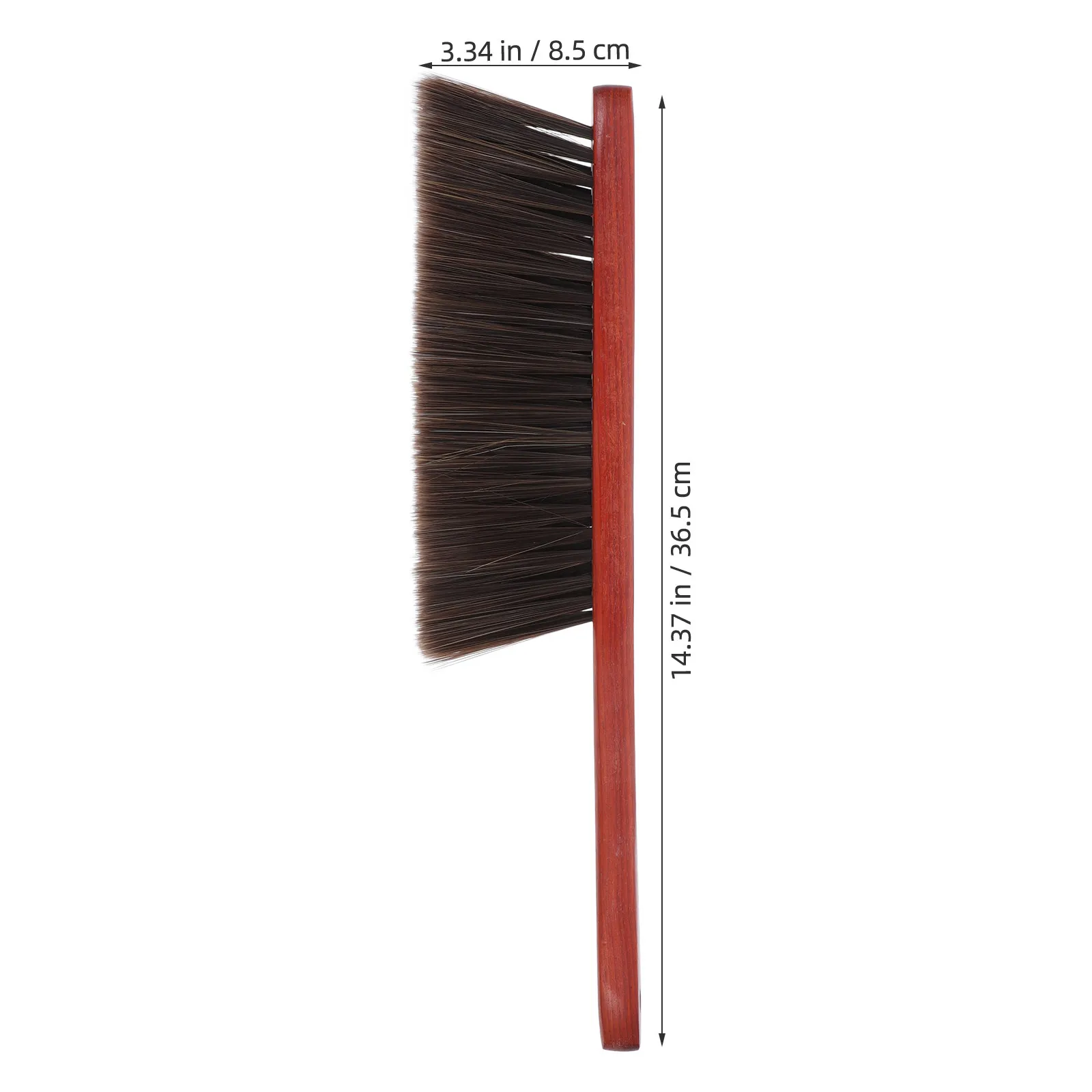 Fireplace Cleaning Brush Long Handle Soft Bristle Wood Hand Broom for Ash Dust Sofa Bed Furniture Car Surface Sweep