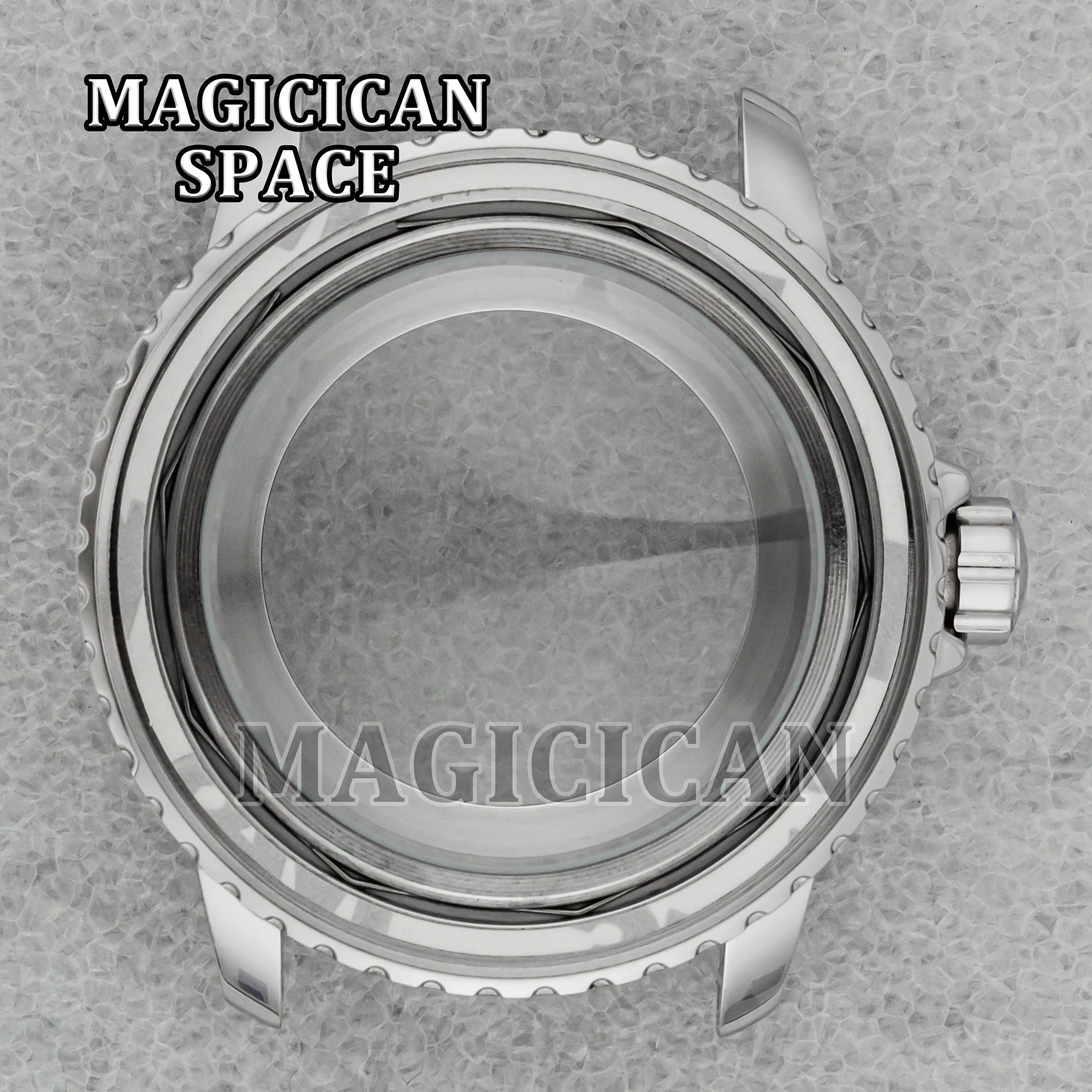 45mm Case 316L Solid Stainless Steel NH35 Watch Case for Fifty Fathoms Watch Mod Parts Replacements fit NH35 Mechanical Movement