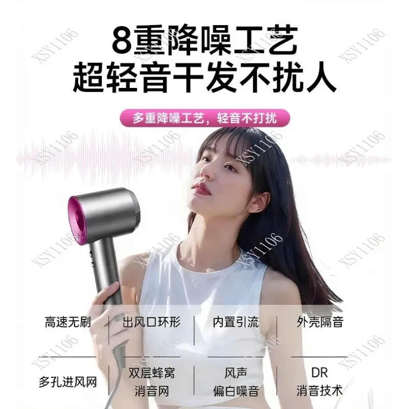 

High Speed Negative Ion Hair Dryer for Fast Drying Low Noise Professional Hair Care Home Use Blow Dryer