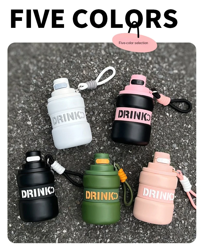 

600ml Thermal Water bottle Keep Hot and Cold vacuum flasks thermos for coffee tea 316 stainless steels portable outdoor cup