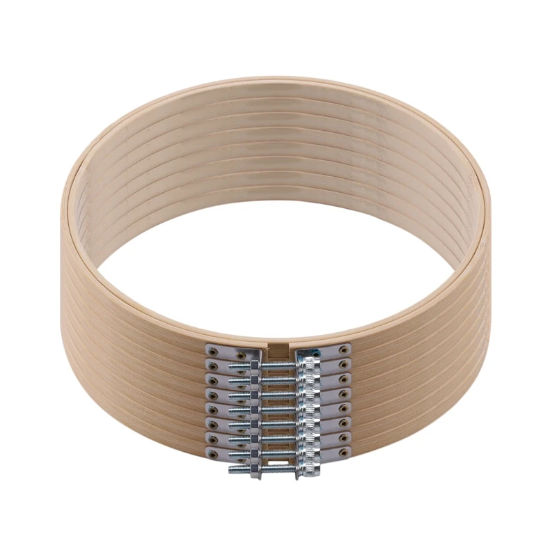 أطواق التطريز 8 قطع 8 بوصة أطواق التطريز الخشبية المستديرة قابل للتعديل من الخيزران على شكل دائرة