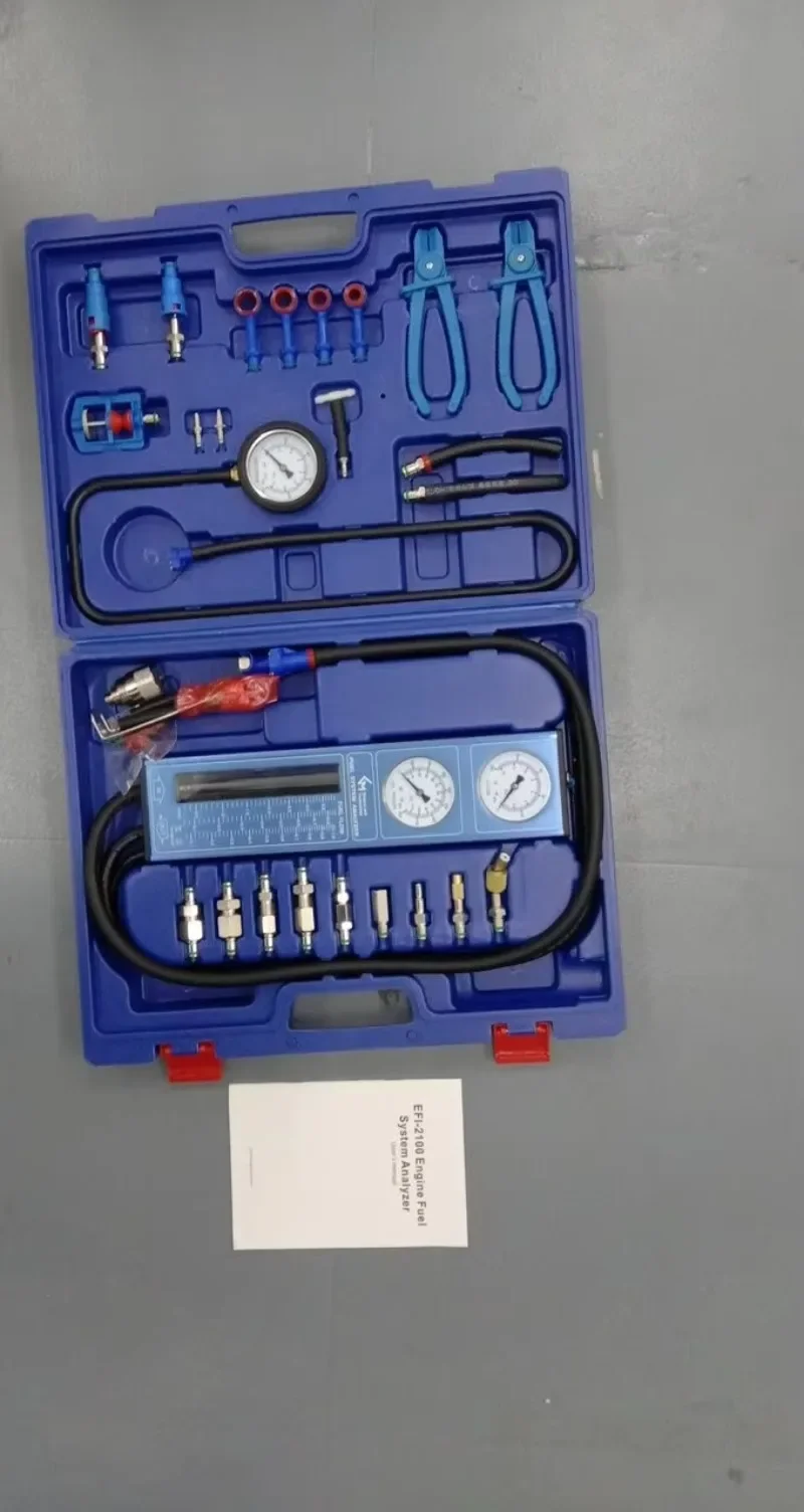 Car Engine Fuel System Tester With Flow Meter EFI2100 Fuel Pressure Test Flow Auto Repair Tool view 3