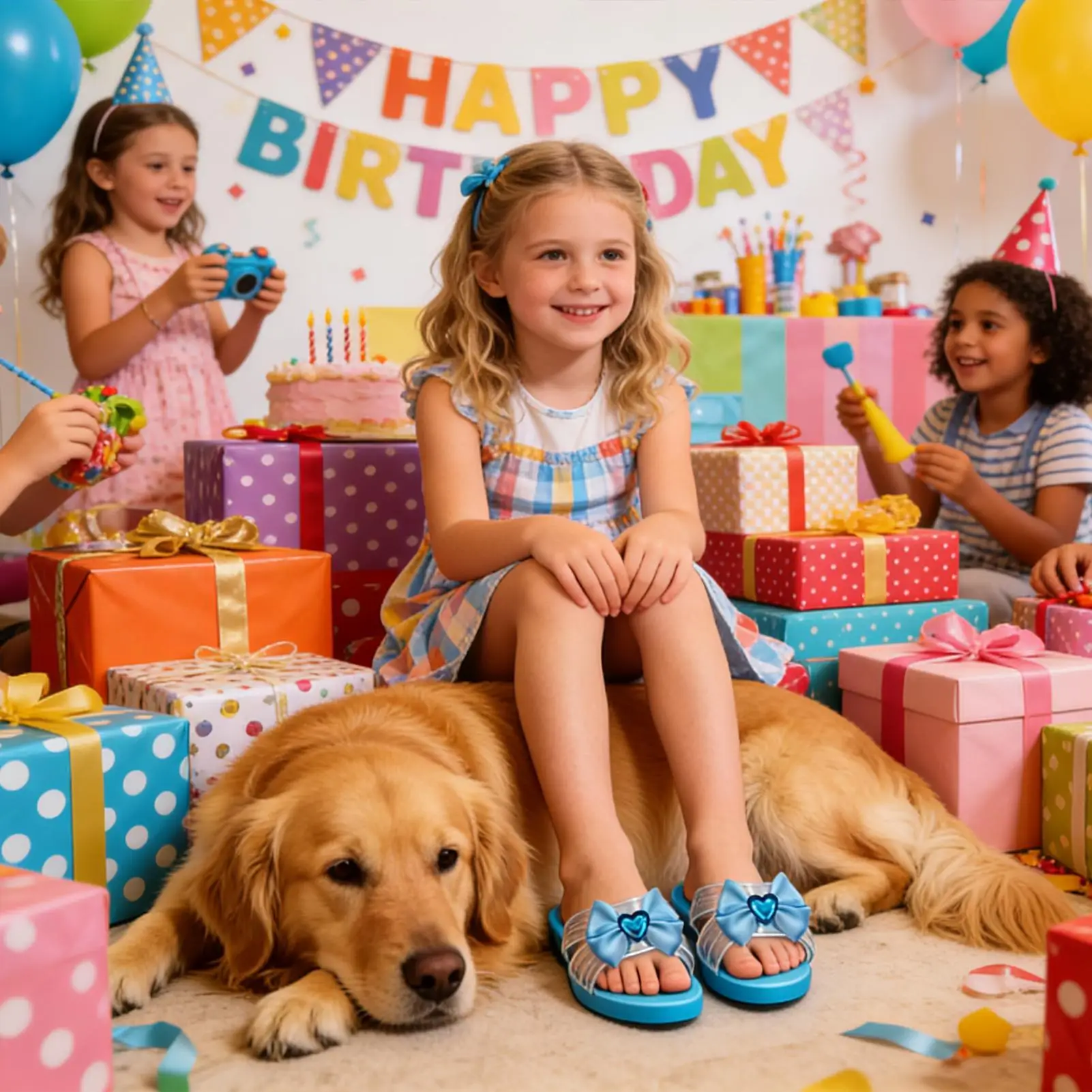子供プリンセスシューズコスプレクリスタルヒールコスプレハイヒール小道具ステージパフォーマンス学校演劇テーマイベント衣装