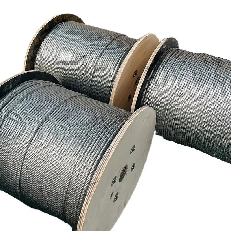 

7x19 galvanized steel wire rope 4mm 6mm 8mm sling wire rope steel cable *19+FC elevator use rope