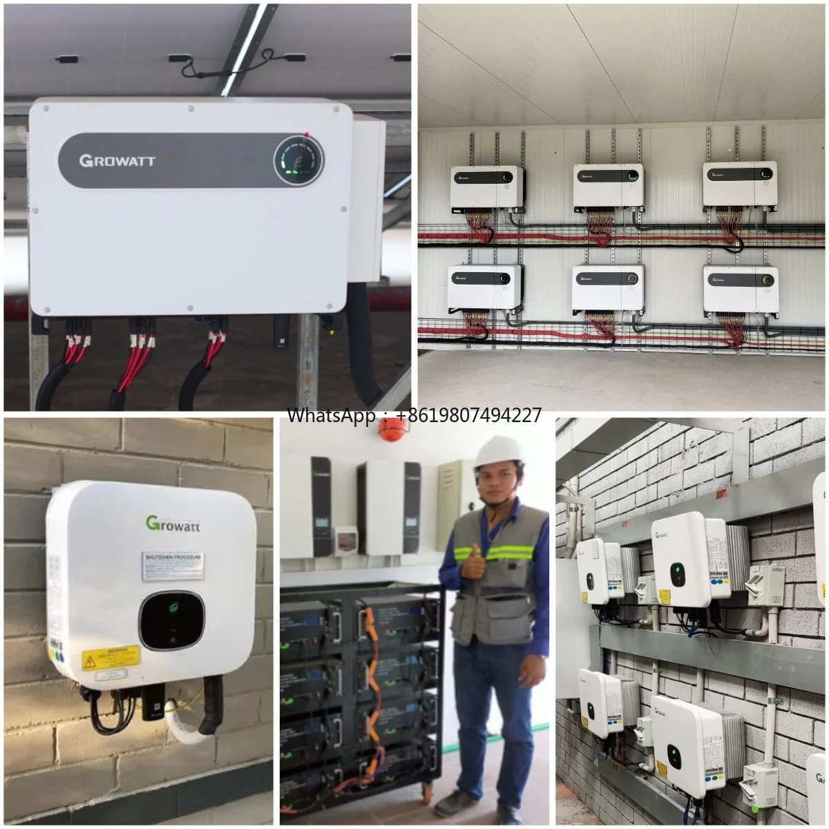 On SALE Growatt 25KW Three Phase On-Grid Solar Inverter MID 25KTL3-XH 380/480V IP66 USB WIFI