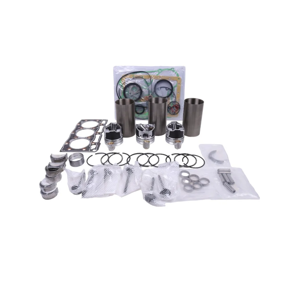 New L3C Overhaul Rebuild Kit With Gasket Set Bearing For Mitsubishi L3C Engine