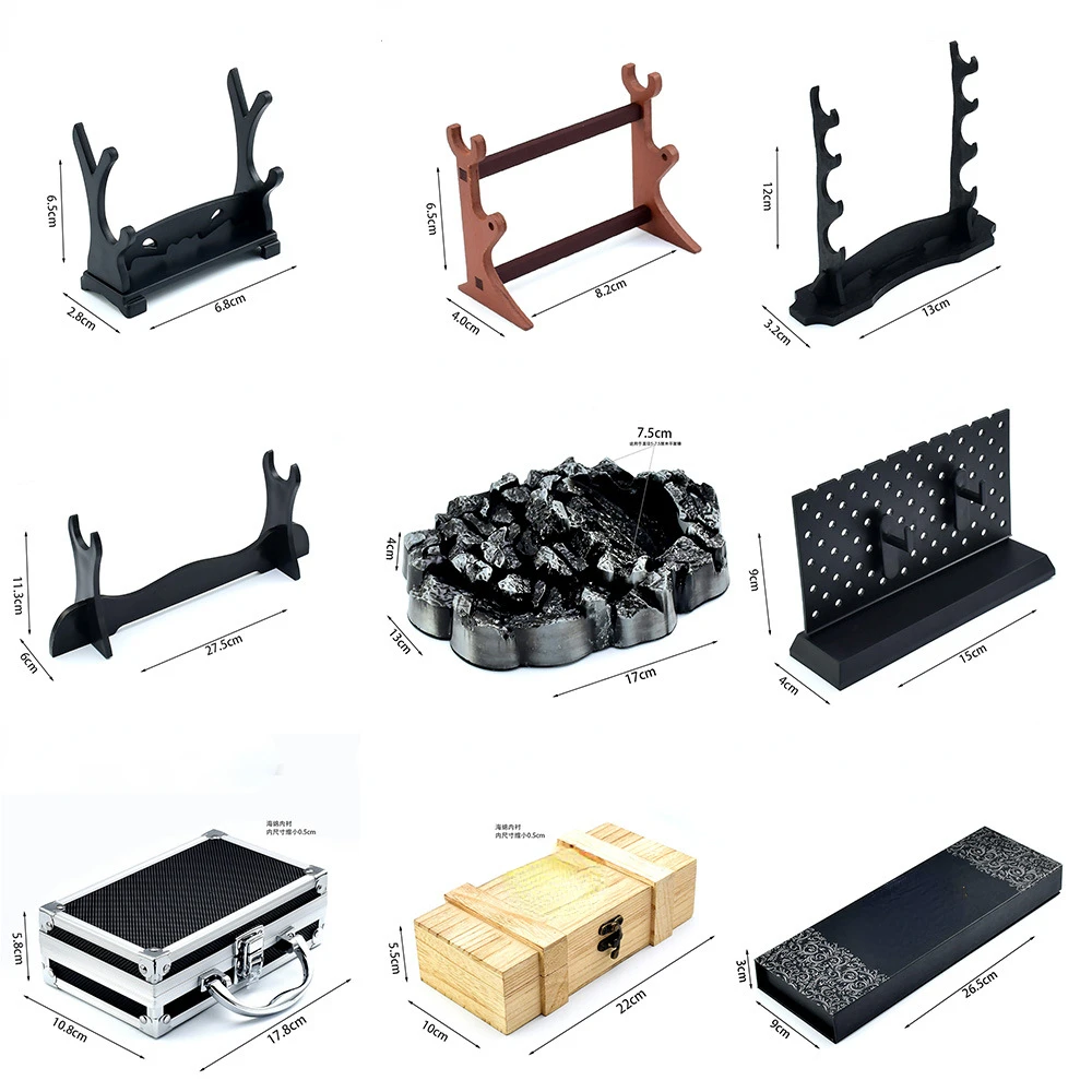 Magic Black Hot Collection Comics Two Sale Tiers Bracket Stand Acrylic Dropship Cartoon Sword Holder Wand Rack Display Show