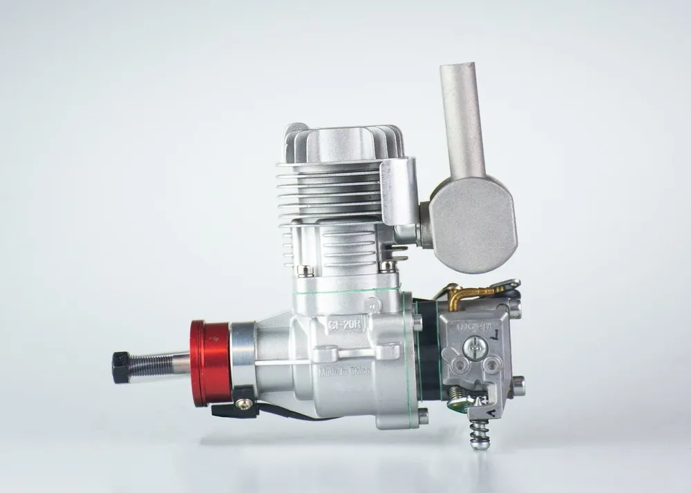 NEW V2 VVRC RCGF 20cc Rear Exhaust pipe Petrol/Gasoline Engine for RC Airplane 20cc RE gasoline model engine for RC Airplane