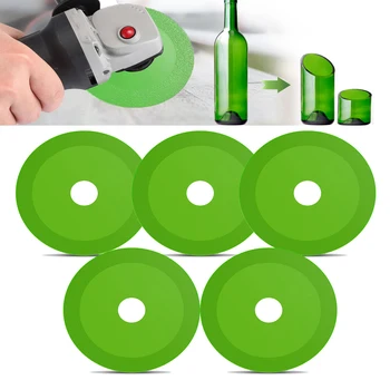 Disque de coupe en verre 115mm, lame de coupe en diamant, lame de scie Ultra-fine, carreaux de céramique, bouteilles de vin, polissage spécial, lame de coupe