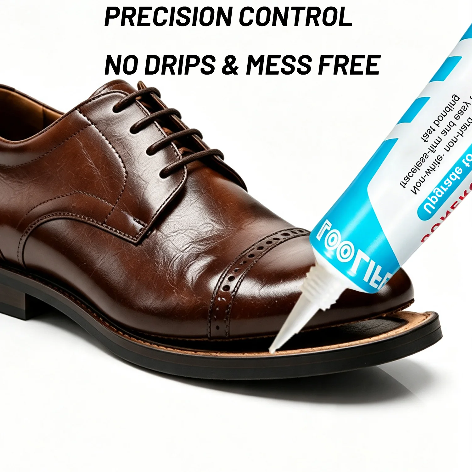 60ML Shoe Glue for Sole Repair Clear Flexible Strong  Adhesive Waterproof For Boots Leather Rubber Sole Fixing Home Outdoor Tool view 4