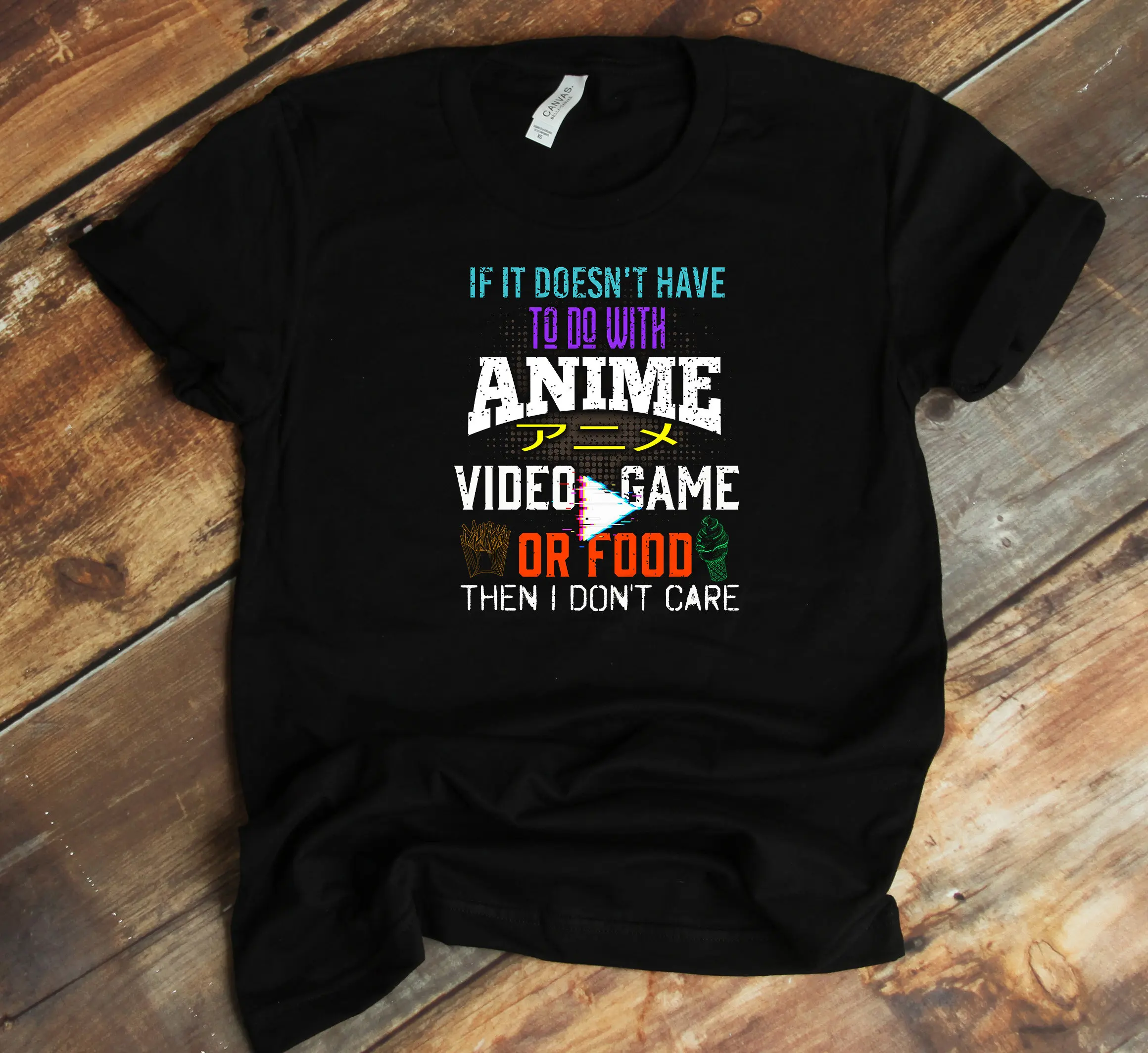 Anime Lover T Shirt Video Games Gamer Foody Otaku Funny Gaming