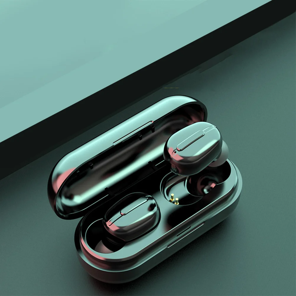 

Professional Wireless Earbud Stereo Headphones Noise Reduction Deep Bass Comfortable Sports Earphone (Black)