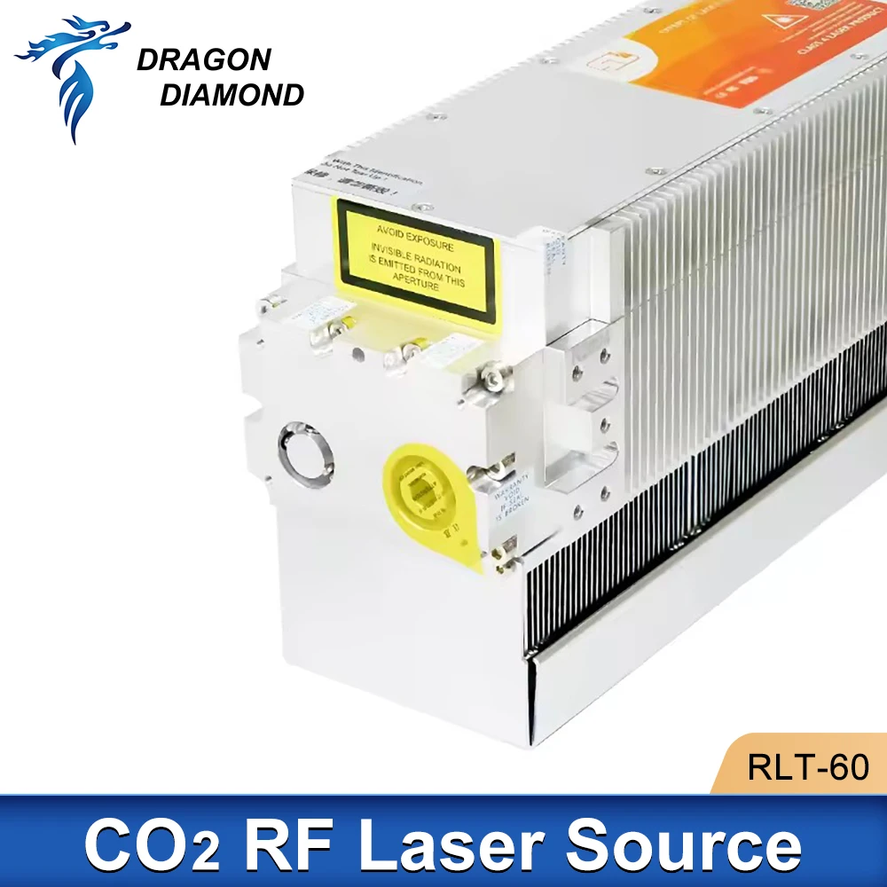 YongLi RLT-60 CO2 RF Laser Tube 60W High Power Metal Laser Source  For CO2 Marking Machine