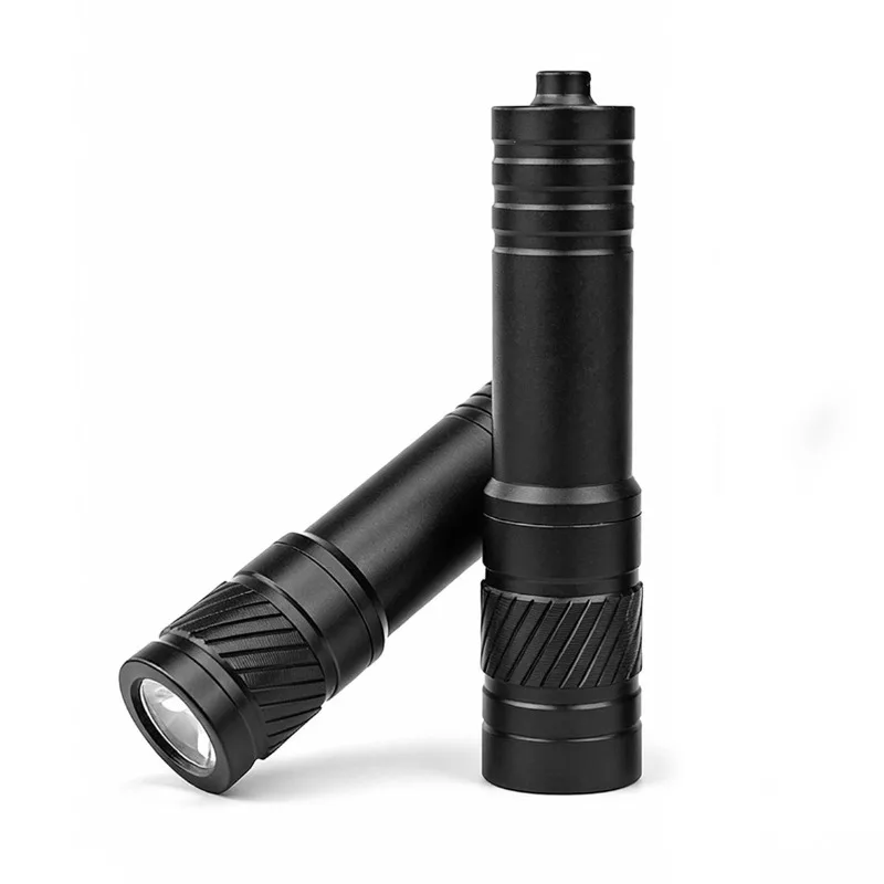 Mini Portable LED Flashlight Ultra Bright Aluminum Alloy Multi Purpose Long Range Protective for Household Daily Usage