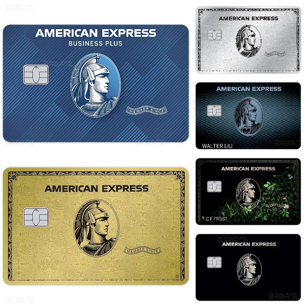 C-CenTurion Black Card Fashion Matte Gold Silver Black Matte Film Skin Sticker Tape for Bank Credit Debit Card
