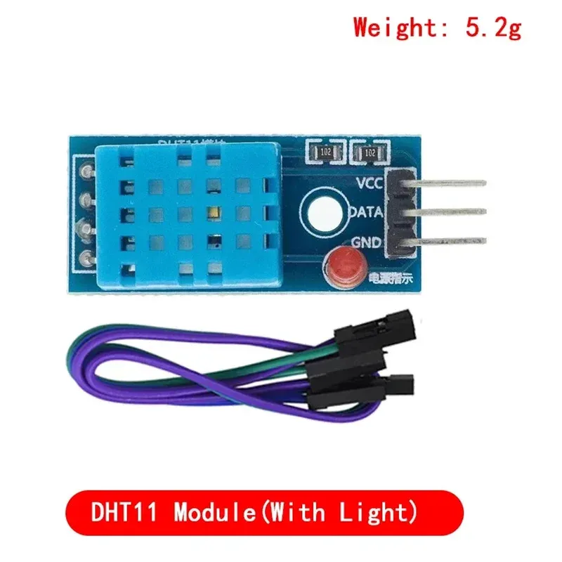Inteligente 3pin KY-015 DHT-11 dht11 módulo sensor digital de temperatura e umidade relativa + pcb para arduino diy starter kit