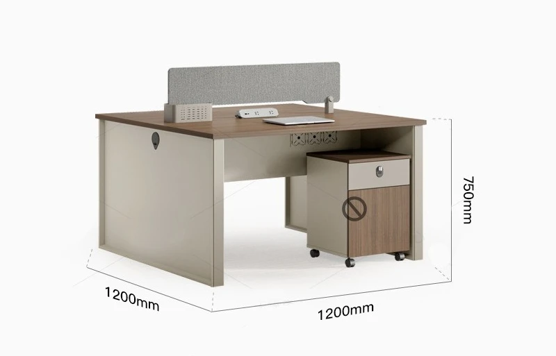 E0 Office Furniture Staff Desk Simple Screen Workstation 2/4/6 Four-person Desk Combination Staff Desk
