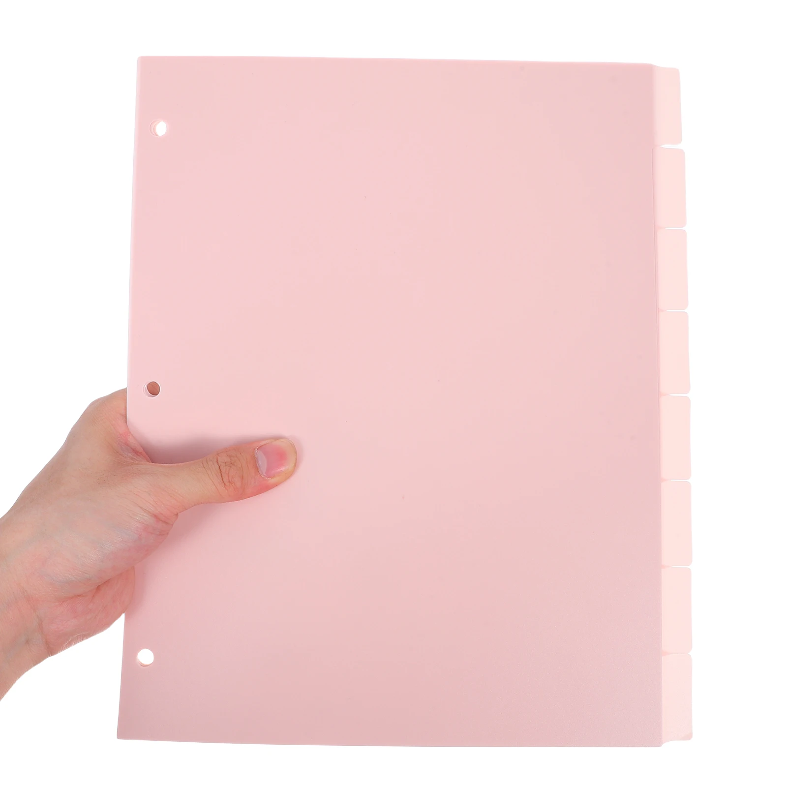 

8 Sheets A5 PVC Binder Dividers Tabs 3 Rings Notebook Supplies Separator Pages ganizing School Office Gifts Student