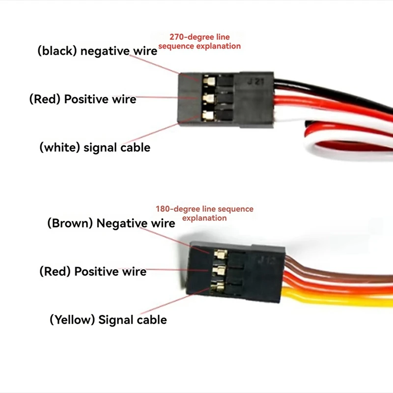 150KG 12V RDS51150 Double-Shaft Digital Metal Robotic Servo With U Mounting Bracket Waterproof