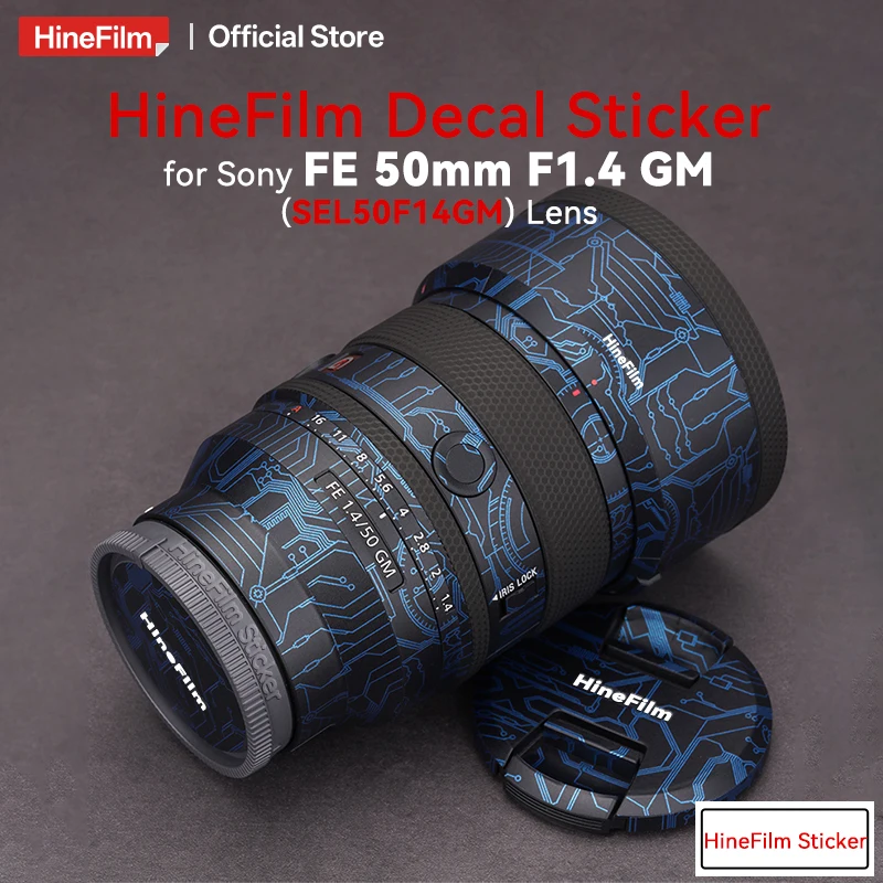 

Для Sony FE 50 мм f/1,4 GM Len Premium Decal Skin для SONY FE50 F1.4GM / 50GM 1,4 Защитная пленка для объектива против царапин