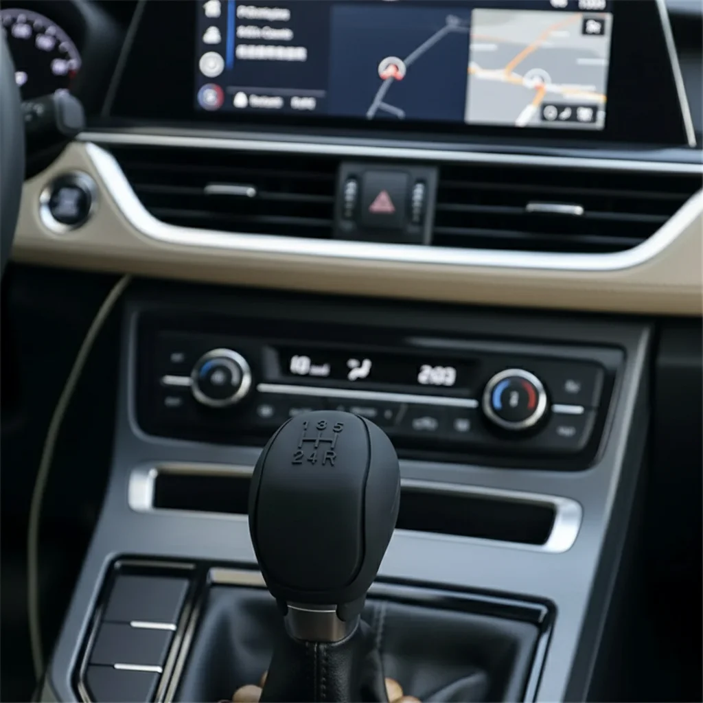 Gear Shift Sleeve Universal Manual Gear Lever Cover Automotive Silicone Anti-Slip Handbrake Sleeve 1pc