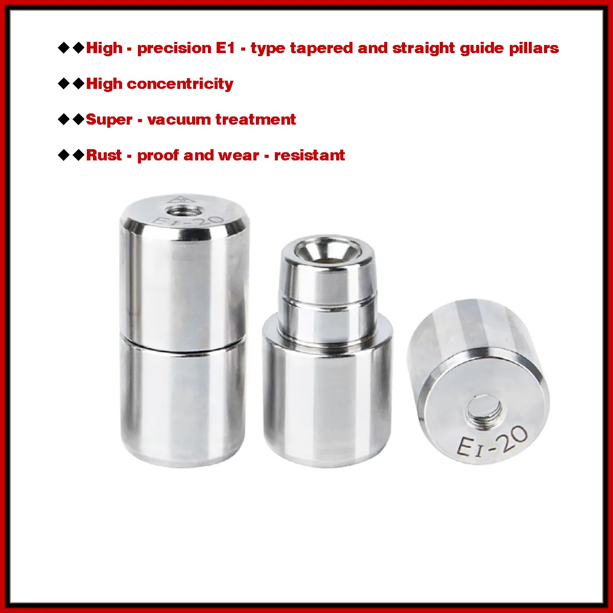 Precision Guide Column Guide Sleeve Circular Taper E1 Type Fixture Positioning Pin Automation Mold Locator
