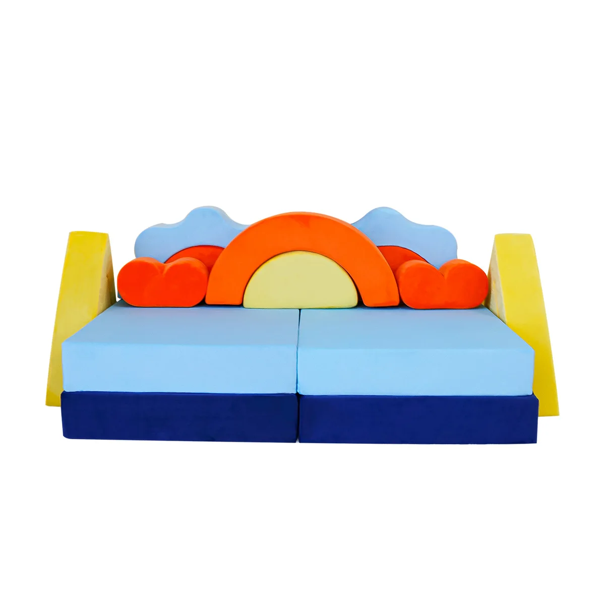 Multi-piece children's building block sofa high density compressible game sponge pad no skeleton multi-functional combination