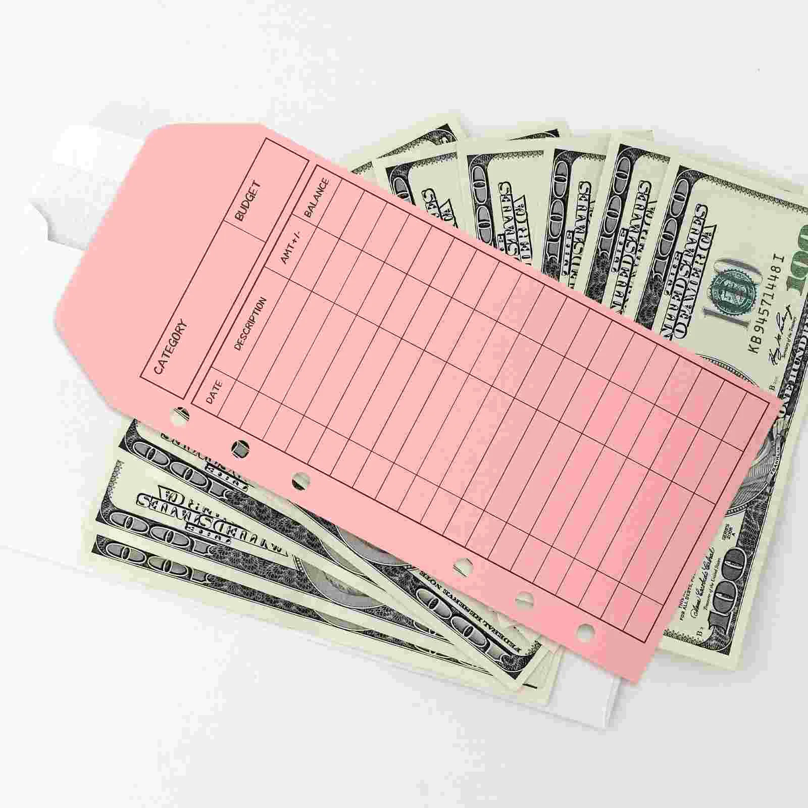 12 Pcs Colored Kraft Paper Envelope Set Budget Planner Supplies Cash Envelopes Binder Budget Sheets Cover Letter Envelopes