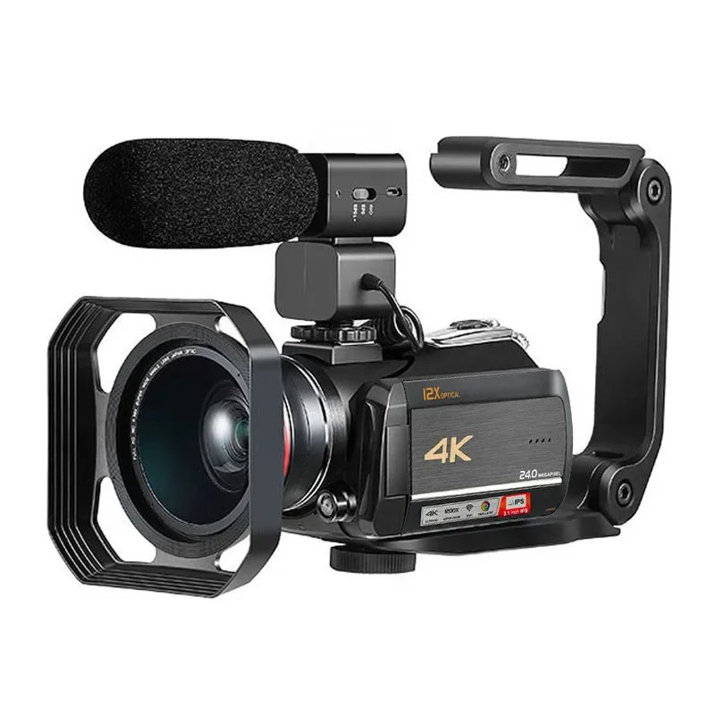 YYHC-Professional home use SUPER 4k DIGITAL VIDEO CAMERA with 3.0'' Touch display wifi digital camcorder