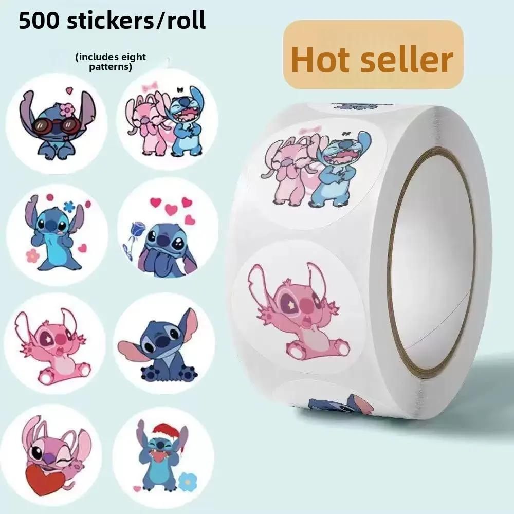 ديزني 5 أنماط من ملصقات لفة الغرزة DIY الكرتون اللوحة مجلة المواد ملصقات لاصقة شريط عزل الديكور