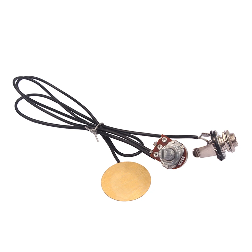 

Box Piano Line Treble Sound Hole Magnetic Pickup Transducer Kit Wiring Electric Guitar