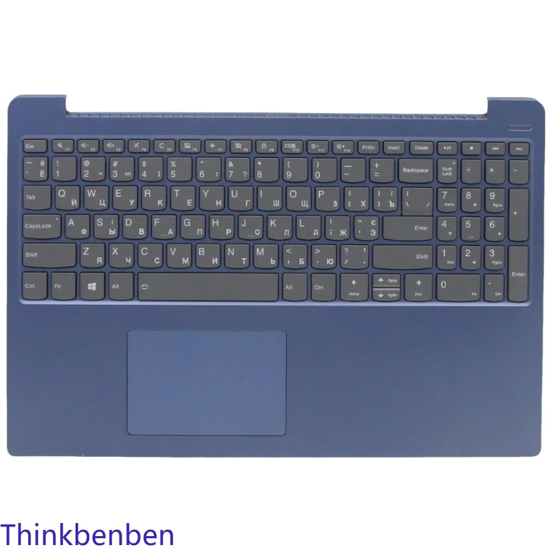 UKR Ukrainian Blue Keyboard Upper Case Palmrest Shell Cover For Lenovo Ideapad 330S 15 15IKB GTX1050 5CB0R34768